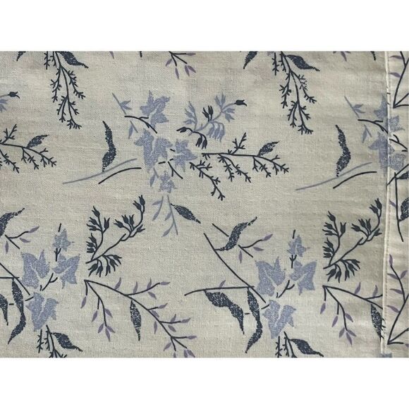 Club Monaco Floral White & Blue 100% Cotton Button Down Shirt Sz L Slim Fit - Picture 5 of 5